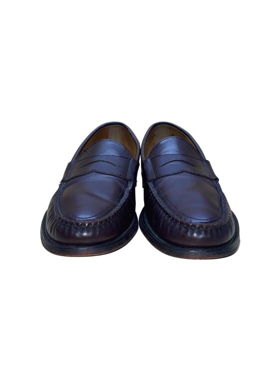 Sebago Men’s Burgundy Leather Handsewn Loafers Slip-On Dress Shoes Size 12 C main image 6